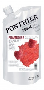 Chilled fruit coulis 1kg Willamette Raspberry ponthier