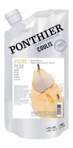 Chilled fruit coulis 1kg Williams Pear ponthier