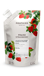 Coulis de fruit réfrigérés 1kg Fraise Victory, Senga Sengana ponthier