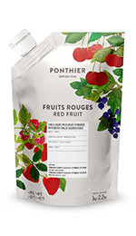 Coulis de fruit réfrigérés 1kg Fruits Rouges ponthier
