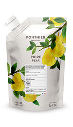 Coulis de fruit réfrigérés 1kg Poire Williams ponthier