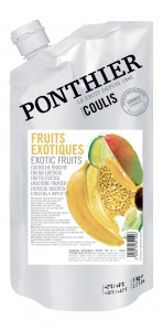 Coulis de fruta refrigerados 1kg Frutas Exóticas ponthier