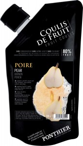 Chilled fruit coulis 250g Williams Pear ponthier