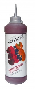 Frozen fruit coulis 500g Red Fruits ponthier