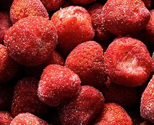 Frutas congelados IQF Fresas ponthier