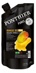Purés de fruta refrigerados 1kgMango Alphonso Bio 100% ponthier