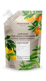 Purées de fruit réfrigérées 1kgAgrumes Verveine Citronnée ponthier