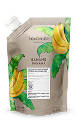 Purées de fruit réfrigérées 1kgBanane ponthier