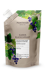 Purées de fruit réfrigérées 1kgCassis Black Down, Noir de Bourgogne, Andega ponthier