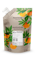 Purées de fruit réfrigérées 1kgMandarine 100% ponthier