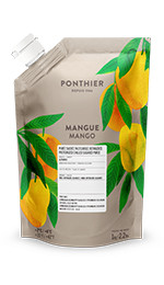 Purées de fruit réfrigérées 1kgMangue Alphonso ponthier