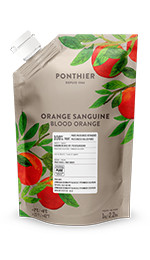 Purées de fruit réfrigérées 1kgOrange Sanguine de Sicile IGP 100% ponthier