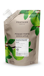 Purées de fruit réfrigérées 1kgPomme Verte Granny Smith ponthier