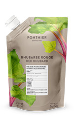 Purées de fruit réfrigérées 1kgRhubarbe Rouge Frambosa ponthier