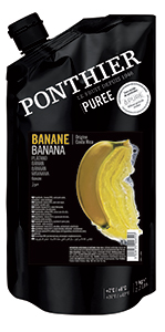 Chilled fruit purees 1kgBanana ponthier