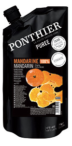 Chilled fruit purees 1kgMandarin 100% ponthier