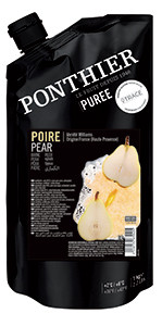 Chilled fruit purees 1kgWilliams Pear ponthier