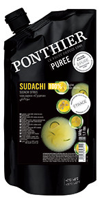 Purés de fruta refrigerados 1kgSudachi 100% ponthier