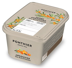 Purées de fruit surgelées 1kg Argousier 100% ponthier