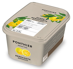 Purées de fruit surgelées 1kg Bergamote 100% ponthier
