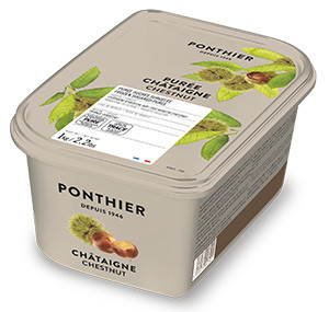 Purées de fruit surgelées 1kg Châtaigne d’Ardèche AOP ponthier