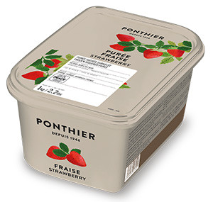 Purées de fruit surgelées 1kg Fraise Victory, Senga Sengana ponthier