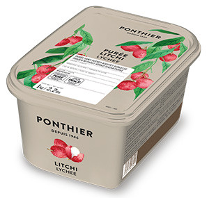 Purées de fruit surgelées 1kg Litchi sans sucres ajoutés ponthier