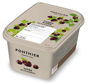 Purées de fruit surgelées 1kg Mûre Cultivée ponthier