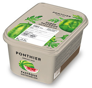 Purées de fruit surgelées 1kg Pastèque 100% ponthier