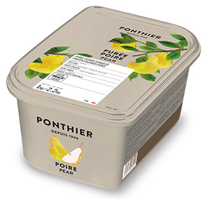 Purées de fruit surgelées 1kg Poire Williams ponthier