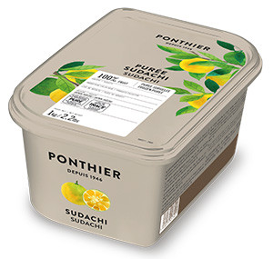 Purées de fruit surgelées 1kg Sudachi 100% ponthier