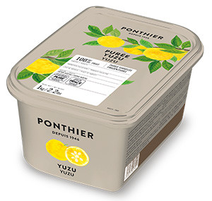 Purées de fruit surgelées 1kg Yuzu 100% ponthier