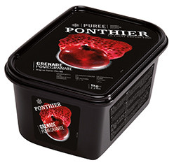 Frozen fruit purees 1kg Pomegranate ponthier