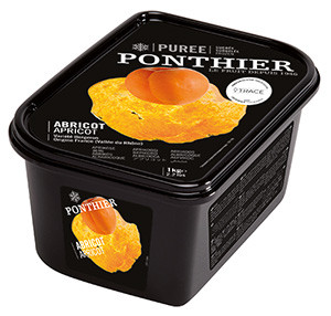 Frozen fruit purees 1kg Bergeron Apricot ponthier