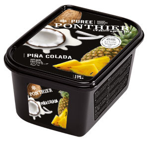 Frozen fruit purees 1kg Piña Colada ponthier