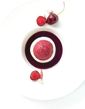 Ponthier - Iced Basle black cherry marshmallow, coconut granita