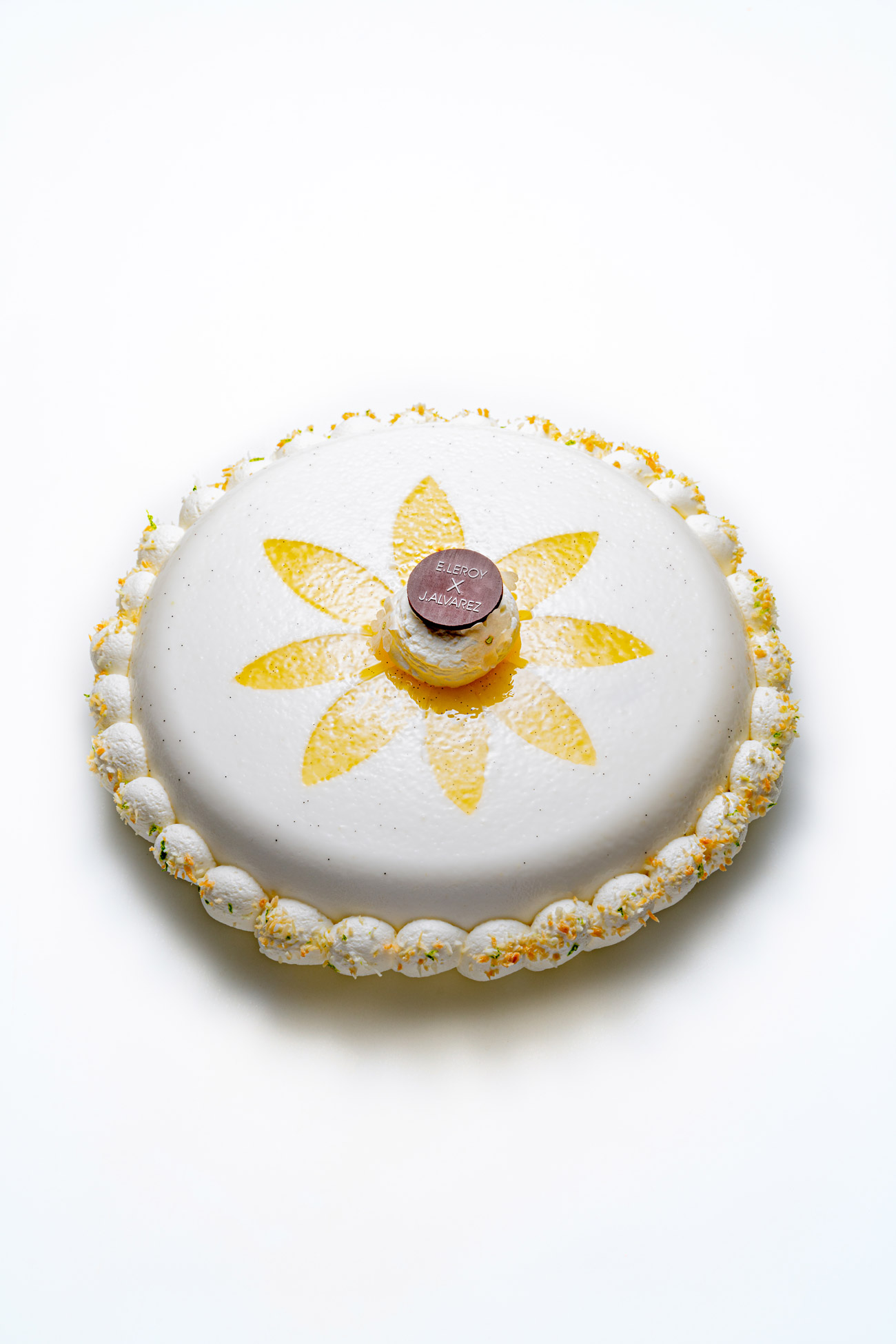 Ponthier - Coconut, pineapple and jasmine entremets