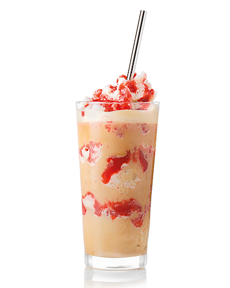 Ponthier - Café Latte Frappé Fraise