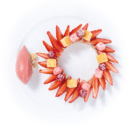 Ponthier - Mara des Bois strawberry tart