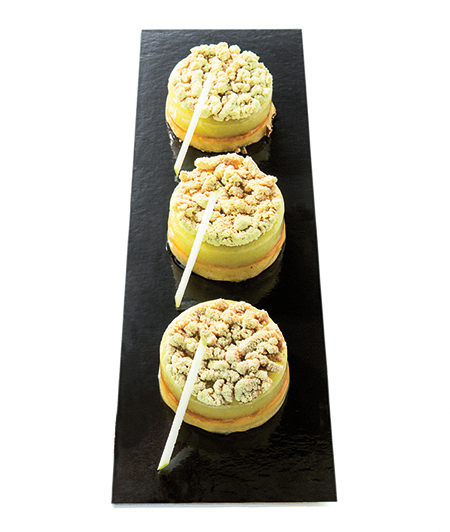 Ponthier - Tarta Streusel de manzana verde Granny Smith