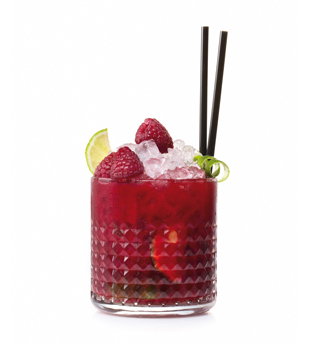 recette Ponthier Raspberry Caïpirinha   