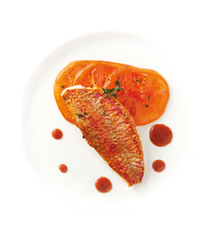 recette Ponthier Fillet of red mullet meunière with violet fig Violet Fig  