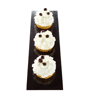 recette Ponthier Mont Blanc mit Williams-Birne und Schwarzer Johannisbeere Schwarze Johannisbeere Birne 