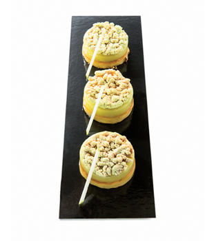 recette Ponthier Granny Smith green apple streusel tart Green apple  